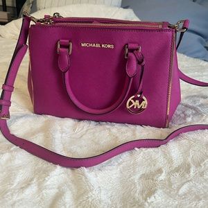 Michael Kors Leather Crossbody Handbag